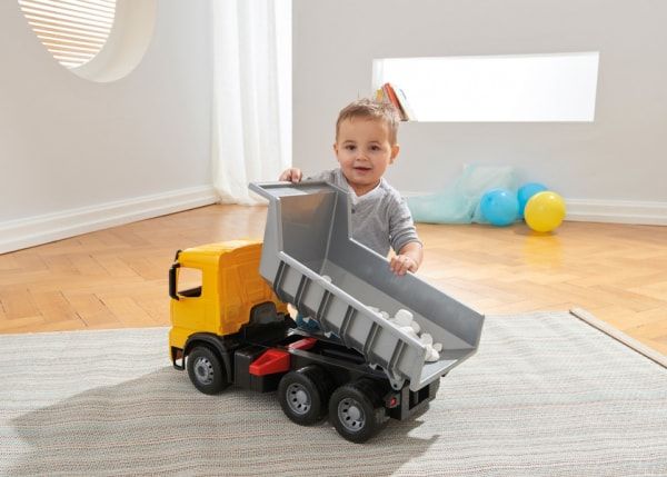 Auto Mercedes sklápěč s pojistkou - obrázek 3