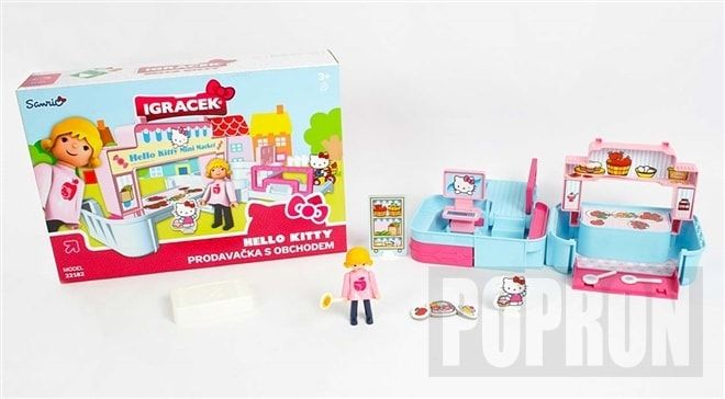 IGRÁČEK & HELLO KITTY Prodavačka s obchodem a dopl - obrázek 1