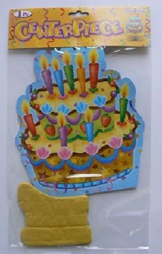 Papírová dekorace 1ks - narozeniny - obrázek 1