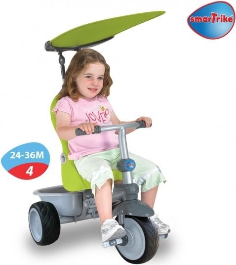 Smart-Trike SMART TRIKE tříkolka 191 Recliner 4v1 Zeleno-šedá - obrázek 5