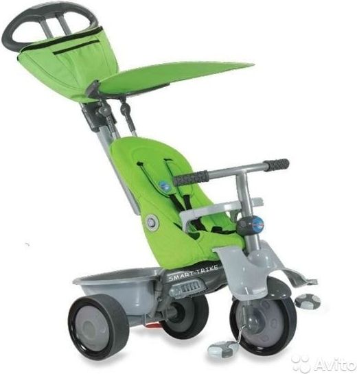 Smart-Trike SMART TRIKE tříkolka 191 Recliner 4v1 Zeleno-šedá - obrázek 6