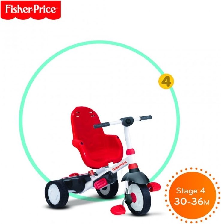 Smart-Trike SMART TRIKE tříkolka Fisher Price 320 Charisma 4v1 Červená - obrázek 5