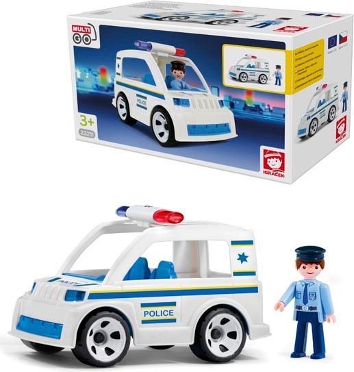 IGRÁČEK Policejní auto s policistou - obrázek 1