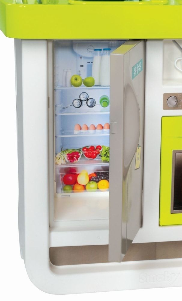Smoby Kuchyňka Bon Appetit Cherry zeleno-šedá elektronická - obrázek 6