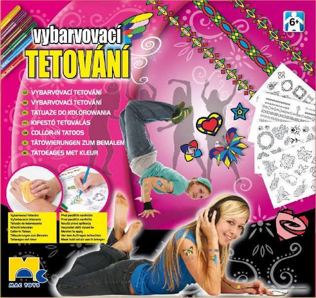 Mac Toys Vybarvovací tetování pro holky - obrázek 2