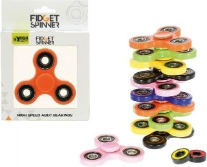 Teddies Fidget Spinner kov 7cm v krabičce asst 6 druhů - obrázek 1