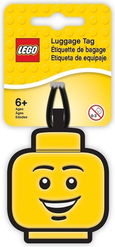 LEGO Iconic Jmenovka na zavazadlo - Hlava kluka - obrázek 1