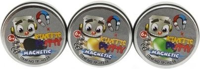 Teddies Hmota/modelína 40g inteligentní megnetická 6cm asst mix barev v plechové krabičce - obrázek 3