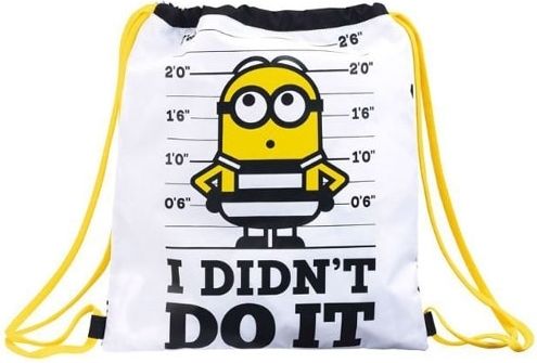Batoh pytlík gym bag Mimoni I Didn't Do It (35 x 40 cm) polyester - obrázek 1