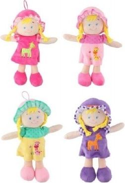 Teddies Panenka hadrová plyš 32cm asst 4 druhy - obrázek 1