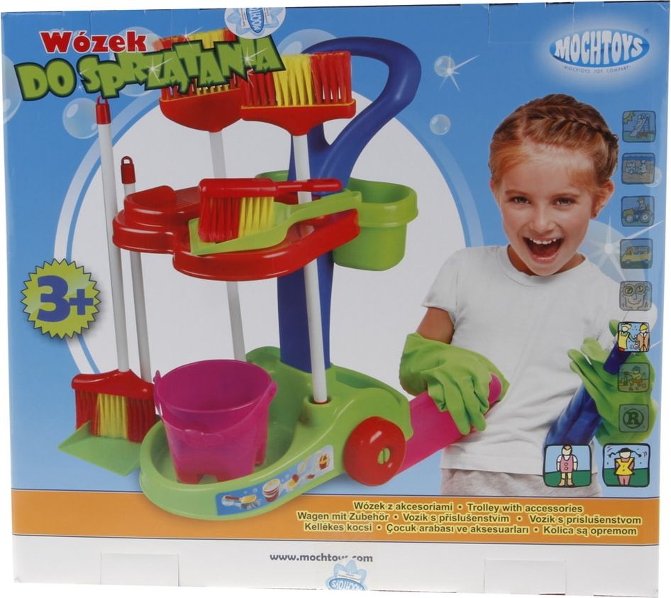 Mochtoys Sestava vozík uklízečka - obrázek 1