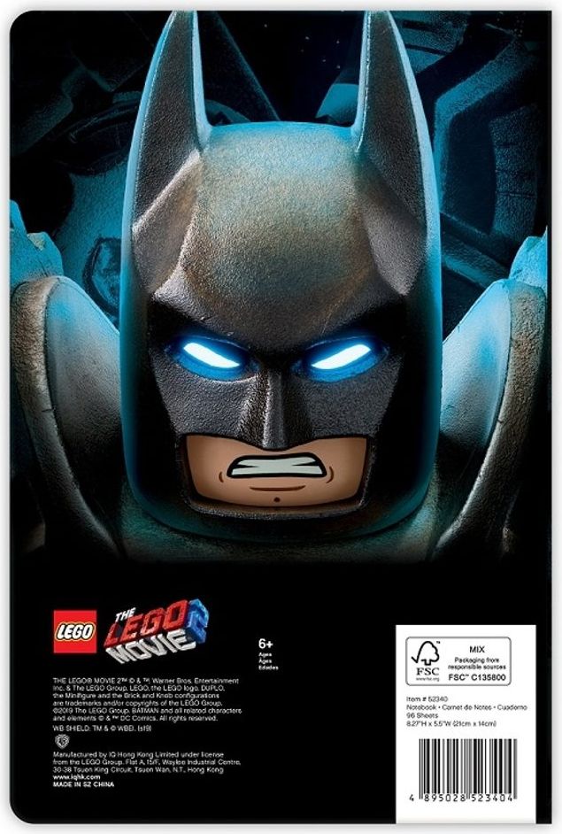 LEGO Stationery LEGO MOVIE 2 Zápisník - Batman - obrázek 1