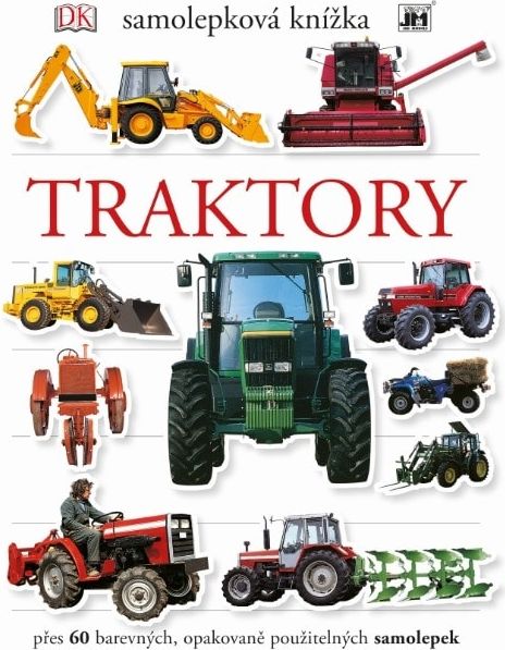 Jiri Models Samolepící knížka Traktory - obrázek 1