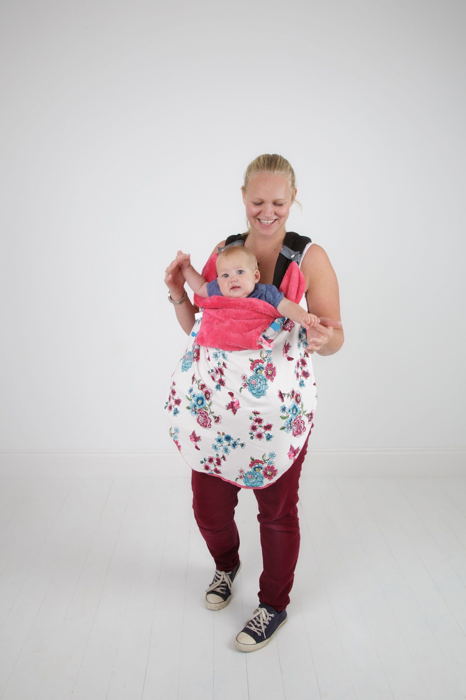 Multifunkční Cheeky deka - ANNA FLORAL CHEEKY BLANKET - obrázek 2