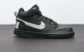 Nike court borough mid (gs) | 839977-006 | Černá | 38,5 - obrázek 1