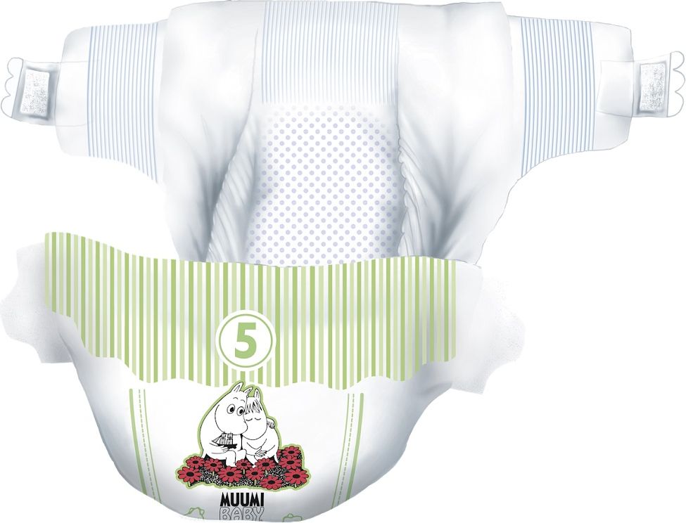 Muumi Baby Jednorázové Maxi+ 10-16 kg 44 ks - obrázek 2