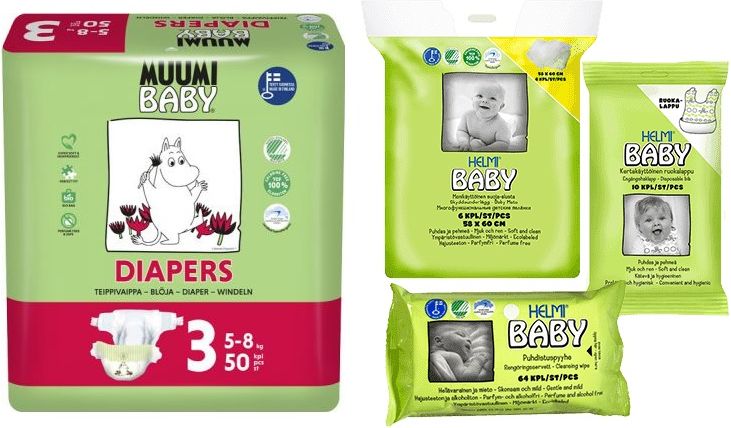 MUUMI Startovací balíček Baby Midi 50 ks (5-8 kg) - obrázek 1