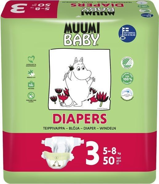 MUUMI Startovací balíček Baby Midi 50 ks (5-8 kg) - obrázek 2