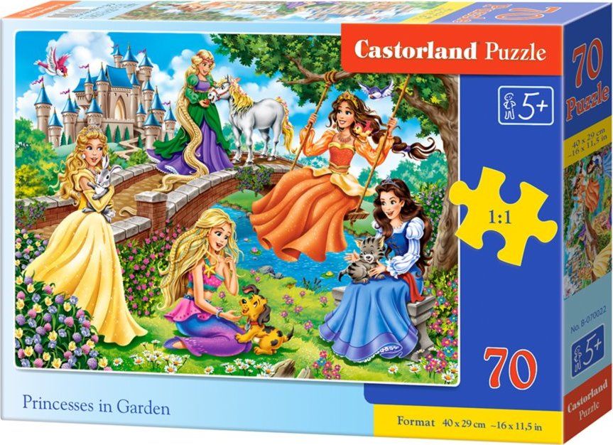 CASTORLAND Puzzle Princezny v zahradě 70 dílků - obrázek 1