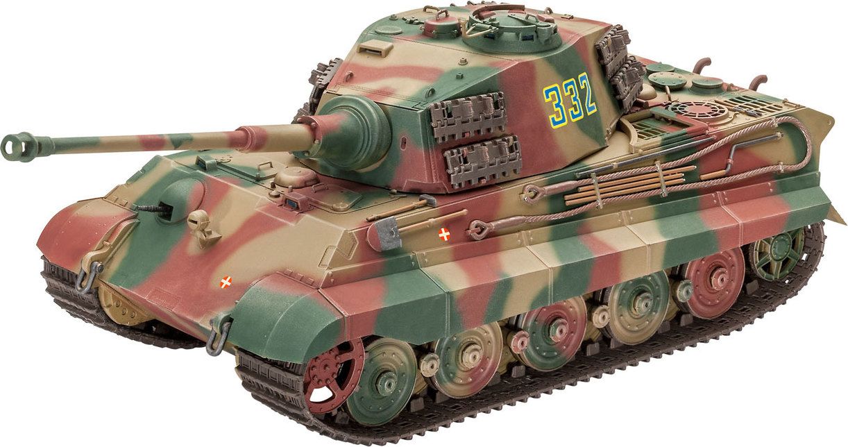 REVELL Plastic ModelKit tank 03249 - Tiger II Ausf. B (Henschel Turret) (1:35) - obrázek 4