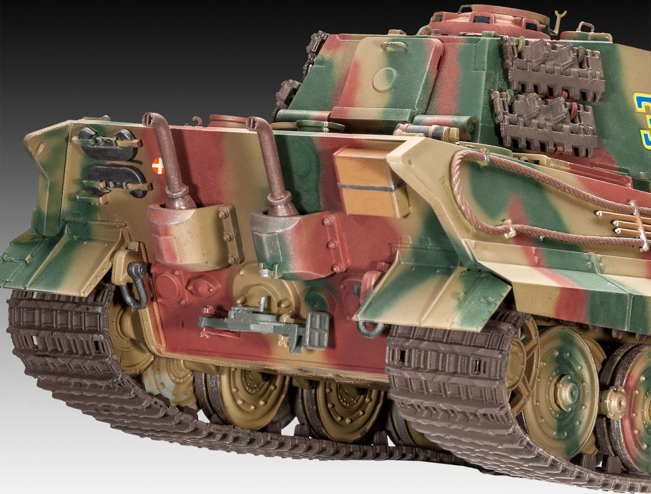 REVELL Plastic ModelKit tank 03249 - Tiger II Ausf. B (Henschel Turret) (1:35) - obrázek 7