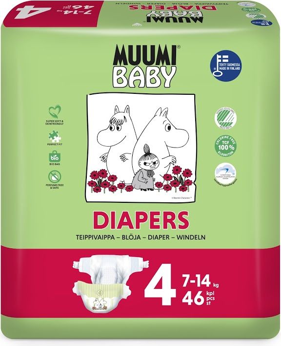 Muumi Baby Jednorázové Maxi 7-14 kg 46 ks - obrázek 1