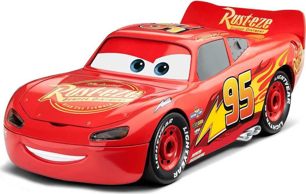 REVELL Junior Kit auto 00860 - Cars 3 - Blesk McQueen (světelné a zvukové efekty) (1:20) - obrázek 4