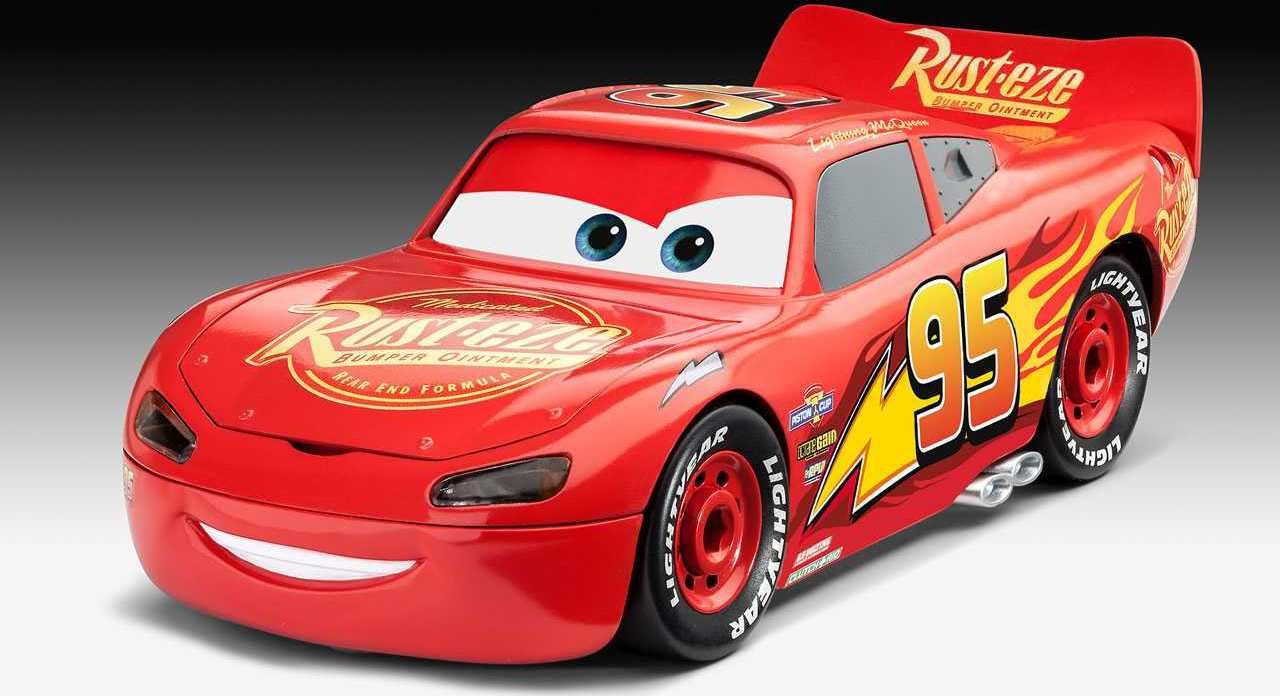 REVELL Junior Kit auto 00860 - Cars 3 - Blesk McQueen (světelné a zvukové efekty) (1:20) - obrázek 5