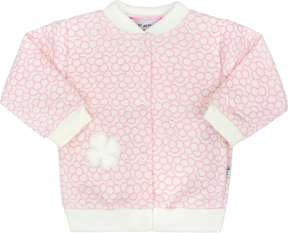 Kojenecký kabátek Baby Service Čtyřlístek 68 (4-6m) - obrázek 1