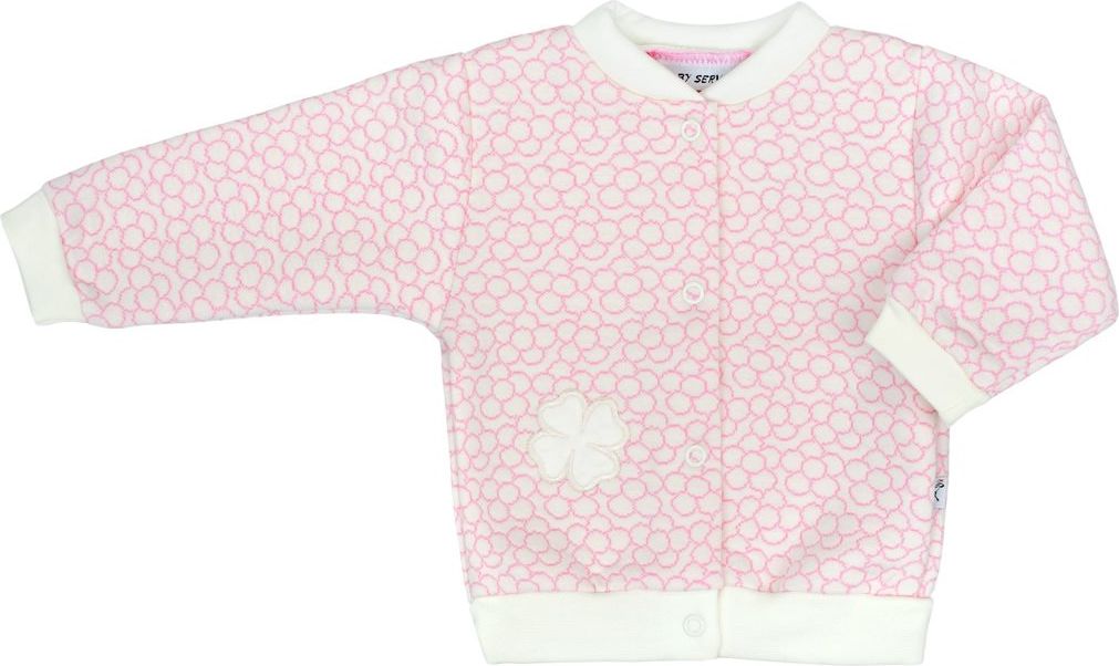 Kojenecký kabátek Baby Service Čtyřlístek 68 (4-6m) - obrázek 2