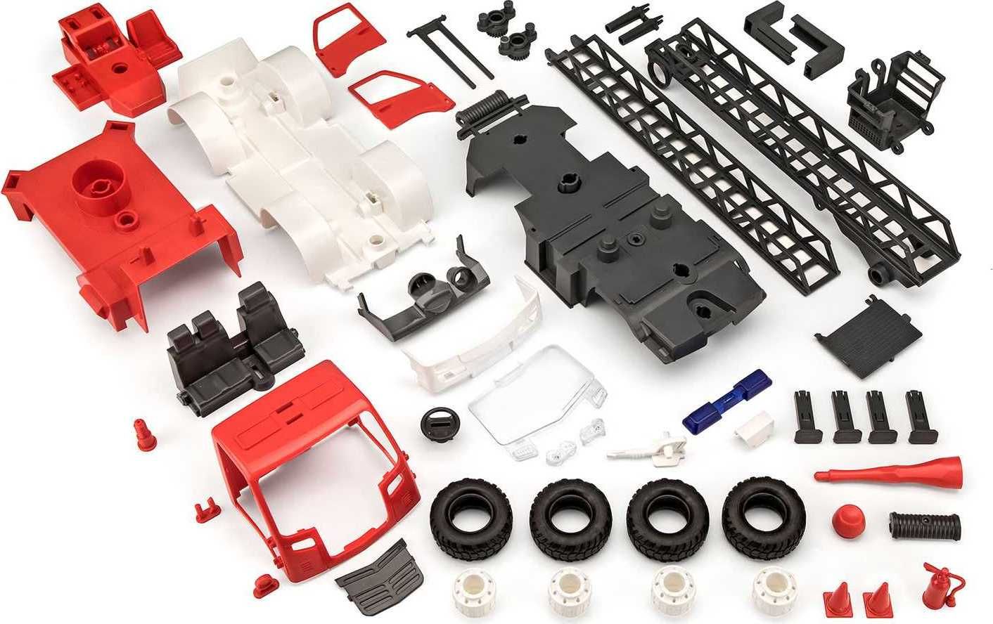 REVELL Junior Kit auto 00823 - Fire Truck - Ladder Unit (1:20) - obrázek 10