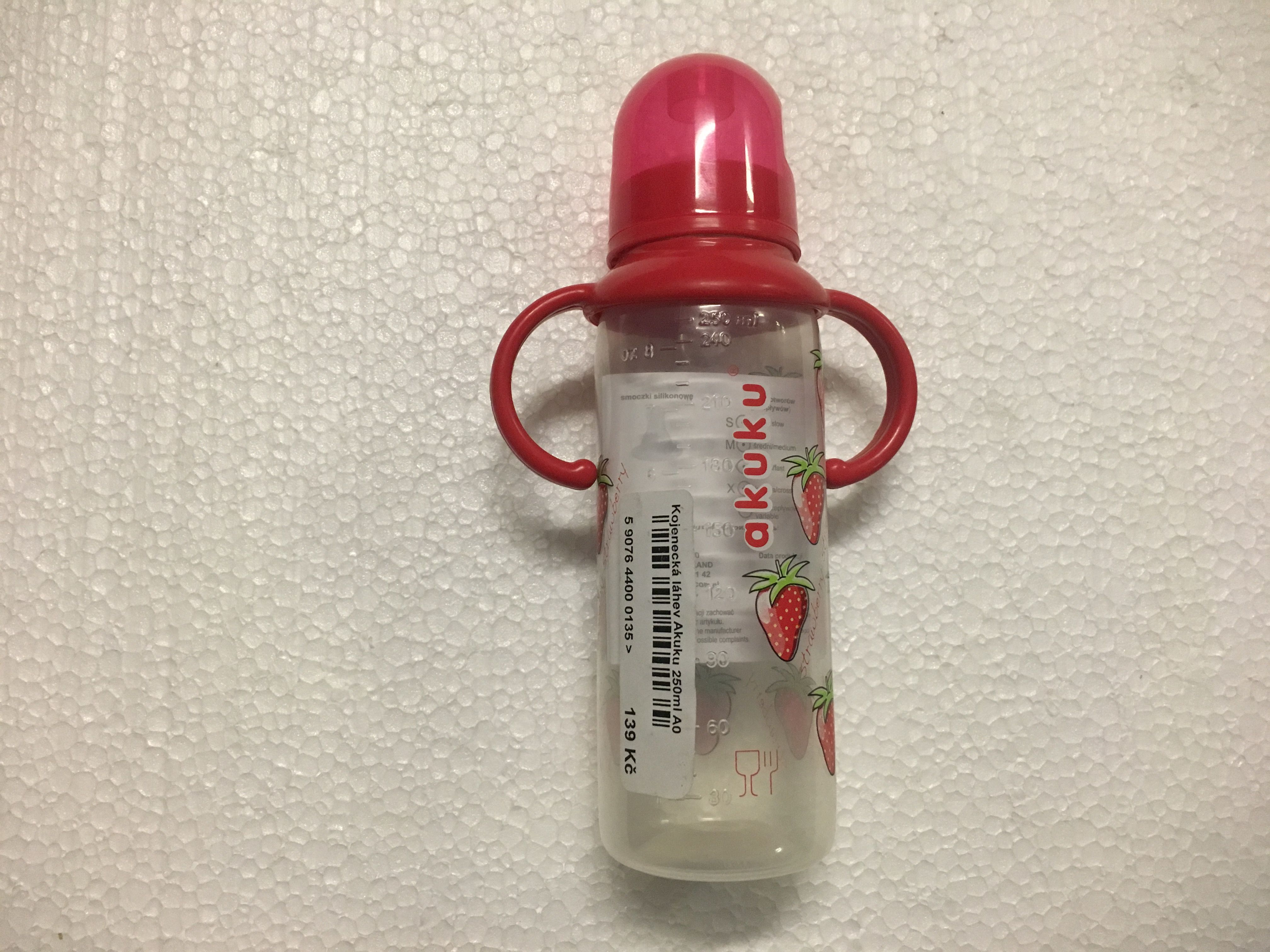 Kojenecká láhev Akuku 250ml A0 - obrázek 1