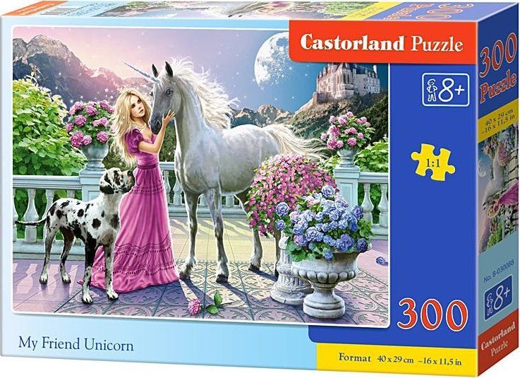 CASTORLAND Puzzle Můj přítel jednorožec 300 dílků - obrázek 2
