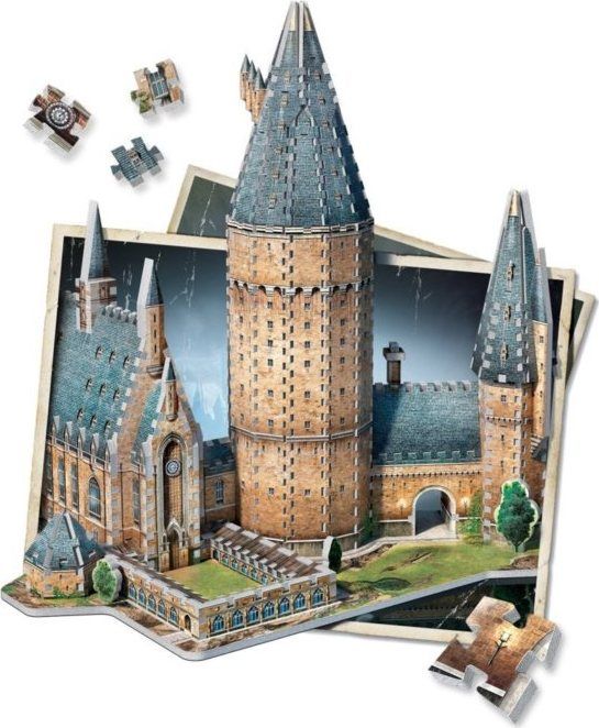 WREBBIT 3D puzzle Harry Potter: Bradavice, Velká síň 850 dílků - obrázek 5