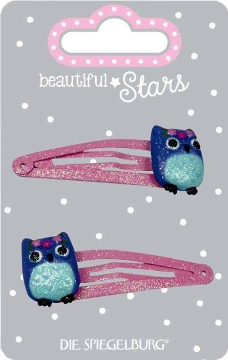 Hair Clip Owl Beautiful Stars uni - obrázek 1