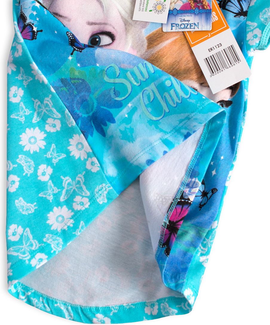 Dívčí tričko DISNEY FROZEN ANNA a ELSA modré Velikost: 128 - obrázek 4