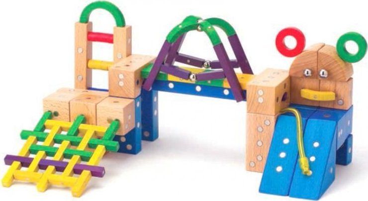 Magnetická stavebnice Genii Creation - Dětské hřiště - obrázek 5