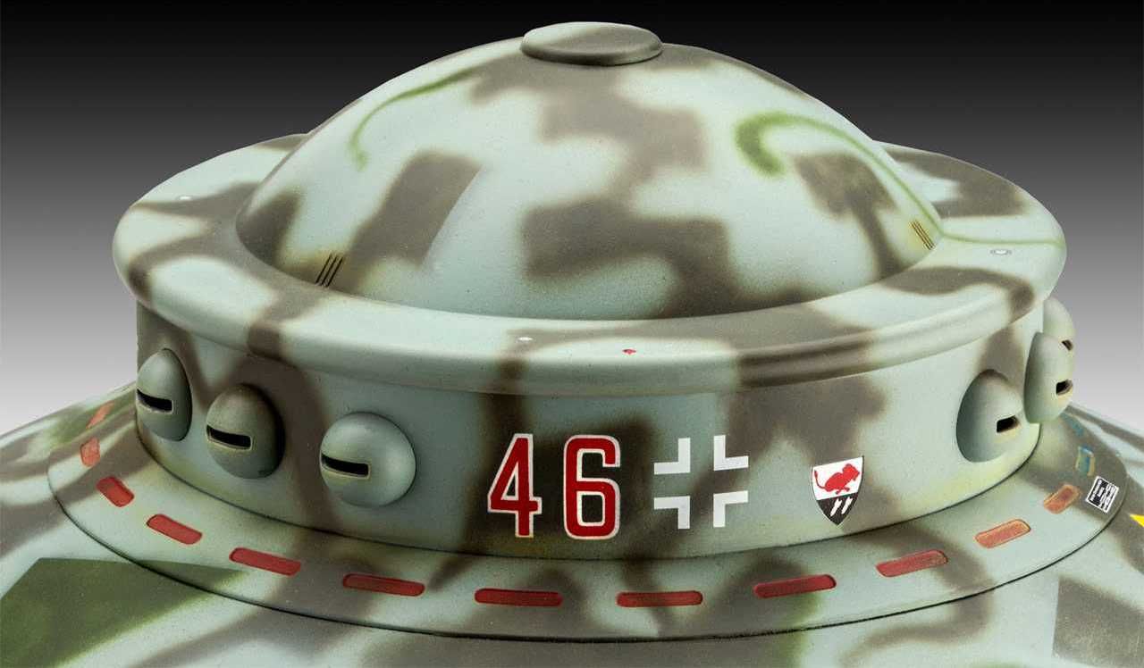 REVELL Plastic ModelKit letadlo 03903 - Flying Saucer Haunebu (1:72) - obrázek 4