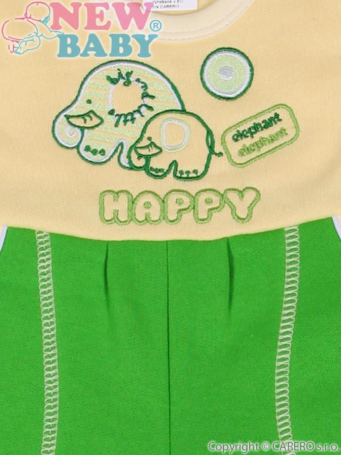 Dětské lacláčky New Baby Happy zelené 80 (9-12m) - obrázek 2