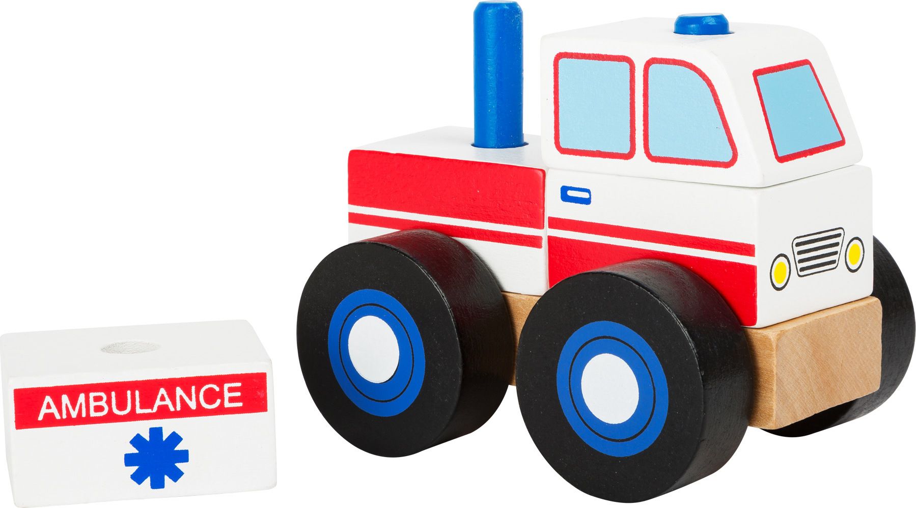 SMALL FOOT BY LEGLER Small Foot Dřevěná skládací ambulance - obrázek 6