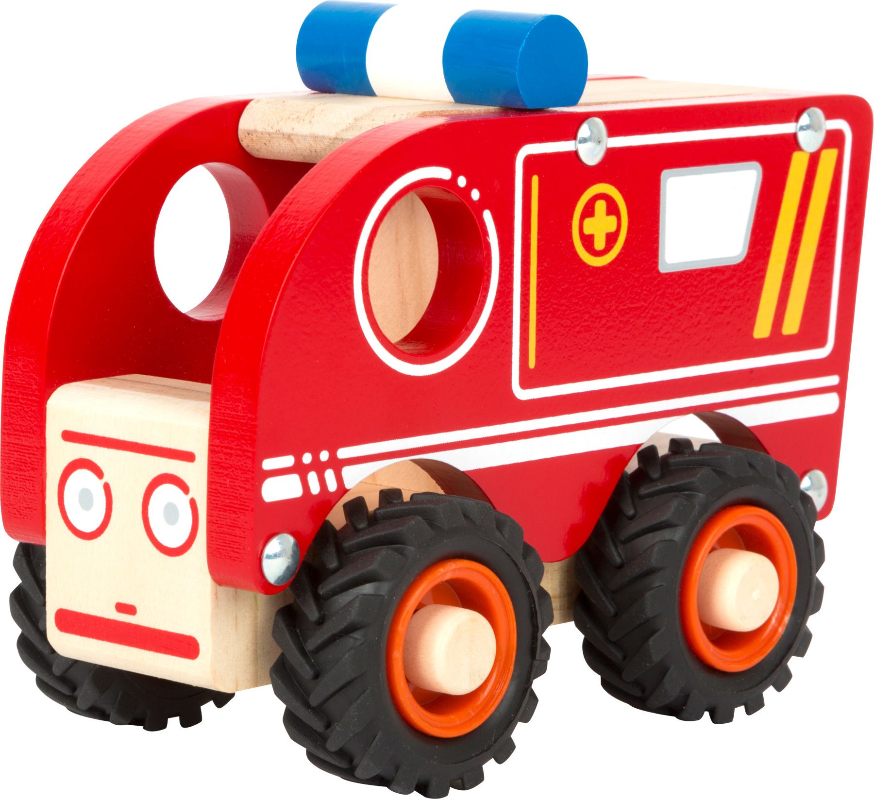 SMALL FOOT BY LEGLER Small Foot Dřevěné auto Ambulance - obrázek 3