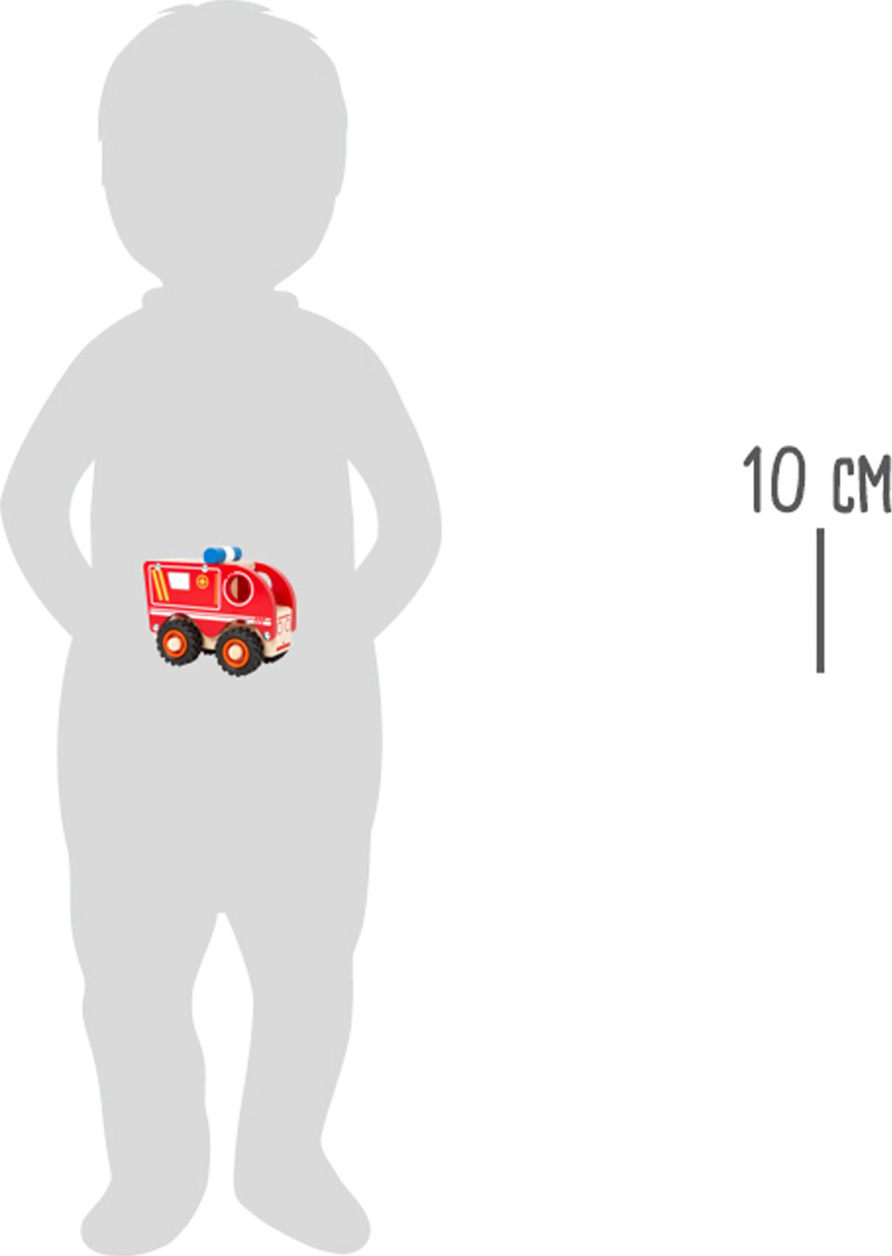 SMALL FOOT BY LEGLER Small Foot Dřevěné auto Ambulance - obrázek 7