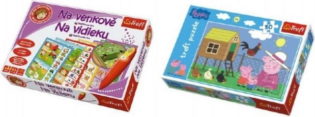 Trefl Malý objevitel Na venkově s magickým perem + puzzle 30 dílků zdarma - obrázek 1