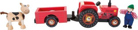 SMALL FOOT BY LEGLER Small Foot Dřevěný farmářský tahací traktor - obrázek 3