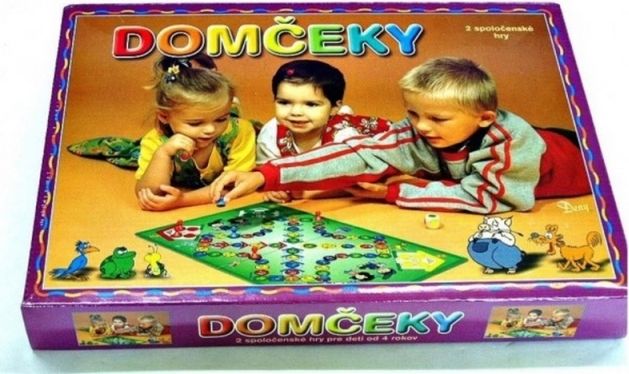Domečky 2 společenské hry v krabici 34x25x4cm SK verze - obrázek 1