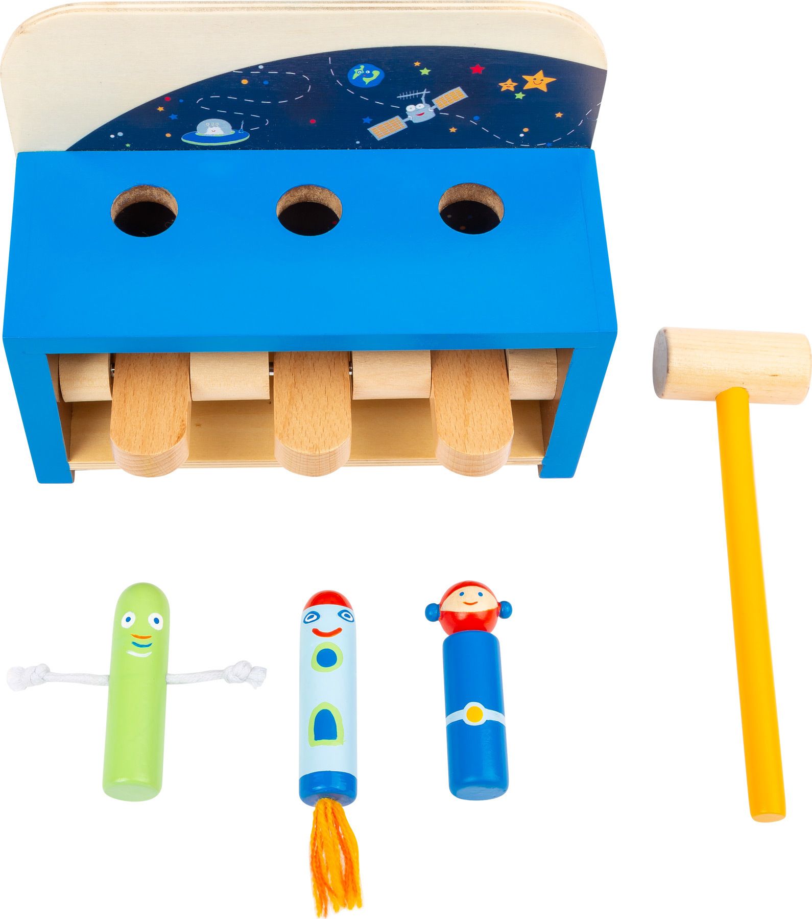 SMALL FOOT BY LEGLER Small Foot Zatloukačka s raketami Space - obrázek 3