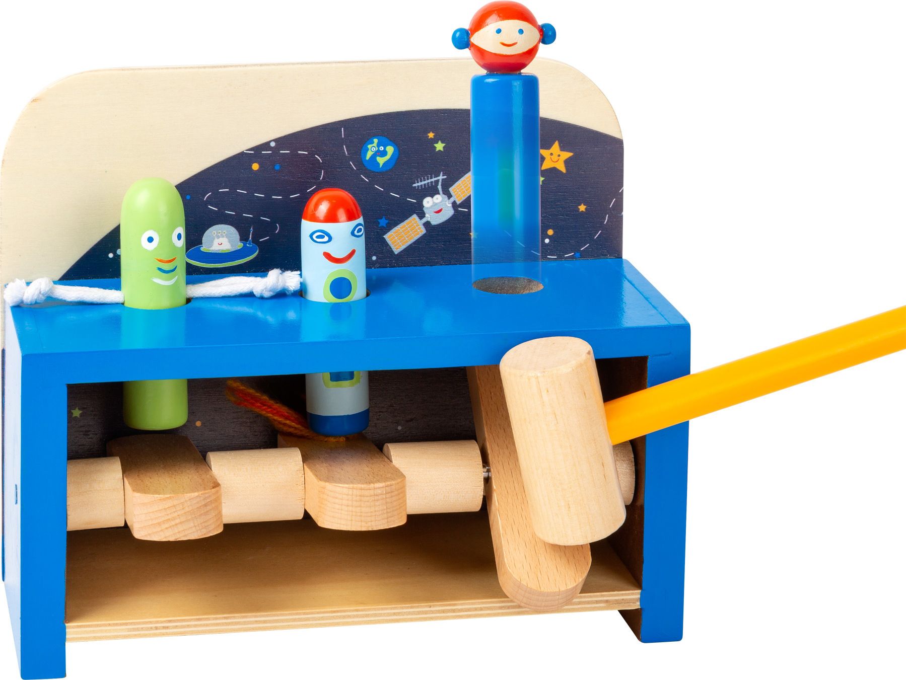SMALL FOOT BY LEGLER Small Foot Zatloukačka s raketami Space - obrázek 6