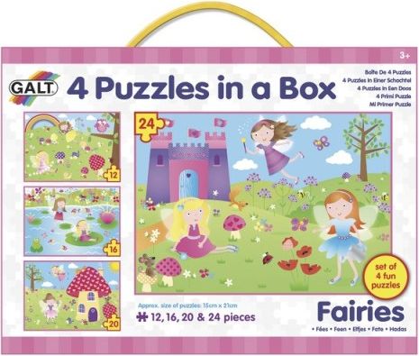4 Puzzle v krabici - Víly - obrázek 1