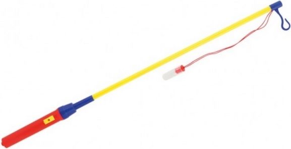 Hůlka k lampionu svítící 50cm na baterie v sáčku karneval - obrázek 1
