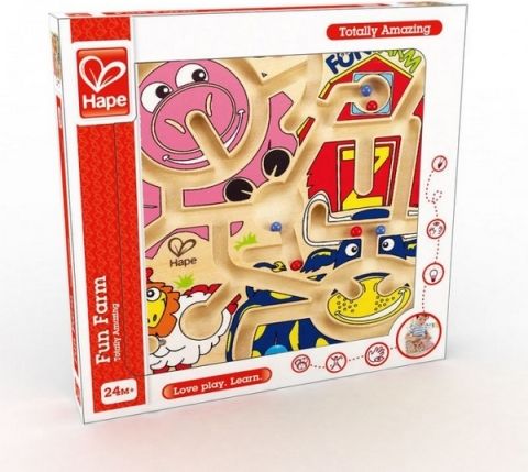 Hape Farma - bludiště s magnetickou hůlkou - obrázek 2
